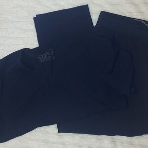 Mens Figs Navy Blue Threads For Threads Scrub Set